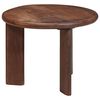 vidaXL Nesting Coffee Tables 2 pcs Dark Brown Solid Mango Wood