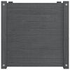 vidaXL Garden Planter Grey 50x50x50 cm Solid Pinewood