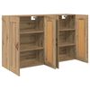 vidaXL Wall-mounted Cabinet 2 pcs Artisan Oak 69.5 x 34 x 90 cm