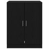 vidaXL Washing Machine Cabinet 2 pcs Black Oak 70.5 x 71.5 x 181.5 cm