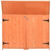 vidaXL Garden Storage Shed 128x42x91 cm Wood