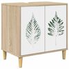 vidaXL Bathroom Cabinet HANAU Sonoma 60 x 40 x 60 cm Engineered Wood