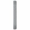 vidaXL Welded Wire Fence Silver 1 x 50 m