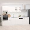 vidaXL 7 Piece Kitchen Cabinet Set Lyon White Engineered Wood