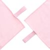 vidaXL Sports Towel Set 3 pcs Pink Polyester and Polyamide