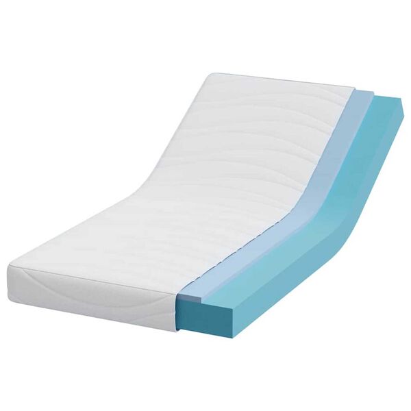 vidaXL Mattress White 80 x 160 cm Gel-Infused Foam