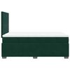 vidaXL Box Spring Bed with Mattress Dark Green 120x200 cm Velvet