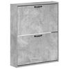 vidaXL Wall-Mounted Shoe Cabinet HOORN 71 x 17 x 86 cm Engineered Wood