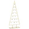 vidaXL Metal Christmas Tree for Decoration Black 125 cm