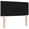 vidaXL LED Headboard with LED Strip Lights Manual Black 80 cm Fabric