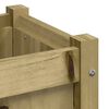 vidaXL Garden Planter with Legs 110x31x70 cm Impregnated Wood Pine