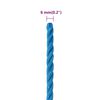 vidaXL Work Rope Blue 6 mm 50 m Polypropylene