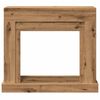 vidaXL Fireplace Surround Artisan Oak 100x30x87.5 cm Engineered Wood