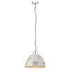 vidaXL Industrial Vintage Hanging Lamp 25 W Silver Round 31 cm E27
