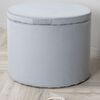 Venture Home Pouffe Dunken 51x51x43 cm Corduroy Grey