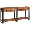 vidaXL Console Tables 2 pcs Multicolour 161 x 33 x 75 cm