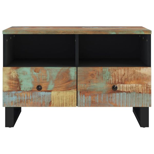 vidaXL TV Cabinet 70x33x46cm Solid Wood Reclaimed