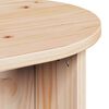 vidaXL Coffee Table Natural 80 x 39.5 x 35 cm Solid Pine wood
