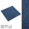 vidaXL Carpet 20 pcs Dark Blue 50 x 50 cm 100% Polypropylene
