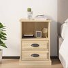 vidaXL Bedside Cabinet Sonoma Oak 43x36x60 cm