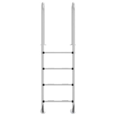 vidaXL Pool Ladder 54x38x184.5 cm 304 Stainless Steel