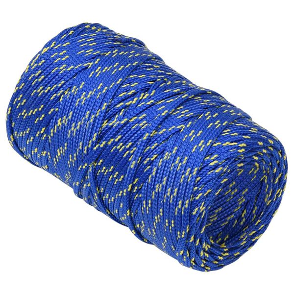 vidaXL Boat Rope Blue 2 mm 100 m Polypropylene