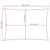 vidaXL Sunshade Sail Oxford Fabric Rectangular 2.5x4 m Beige