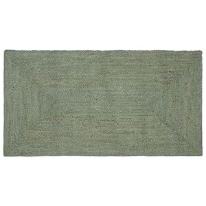 vidaXL Area Rugs Rectangular Olive Green 100 x 200 cm Jute