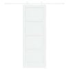 vidaXL Sliding Door White 78 x 211 cm Solid Pine Wood