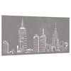 vidaXL Garden Wall Decoration 105x55 cm Corten Steel Skyline Design