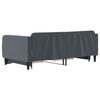 vidaXL Daybed with Trundle&Drawers without Mattress Dark Grey 90x190 cm Single