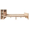 vidaXL Bookcase Bed without Mattress 150x200cm King Size Solid Wood Pine