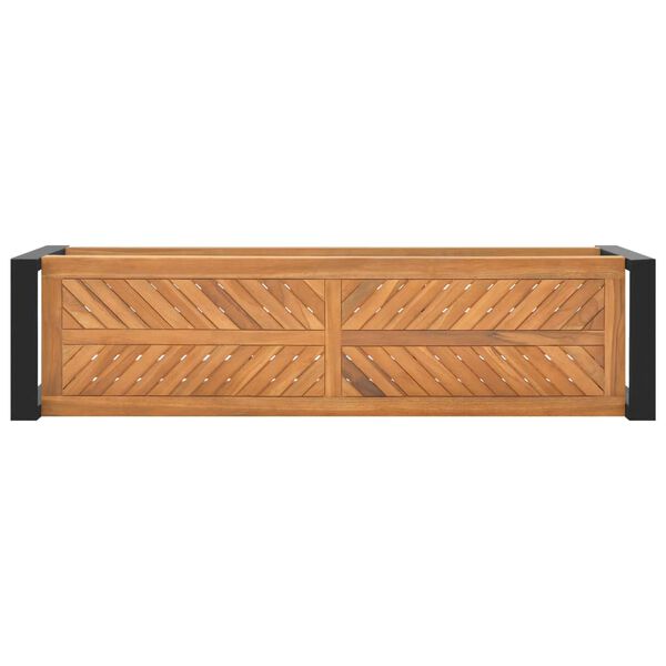 vidaXL Bench 120 cm Solid Teak Wood