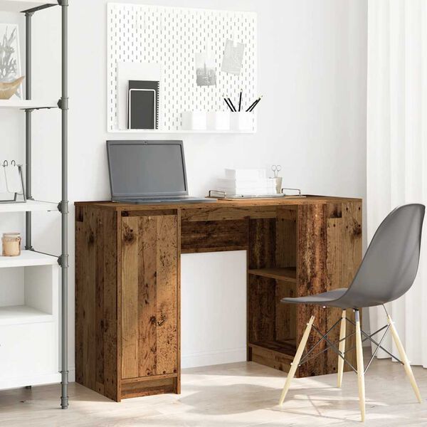 vidaXL Desk Old Wood 120x42x76 cm Engineered Wood