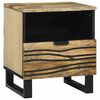 vidaXL Bedside Cabinet Brown 40 x 33 x 46 cm Solid Acacia wood