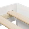 vidaXL Bed Frame with Drawer White 100 x 200 cm Engineered Wood