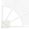 vidaXL Balcony Privacy Screen White 210 x 210 cm Fabric