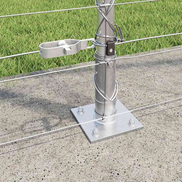 vidaXL Fence Post Galvanized 25 x 1.6 m Steel