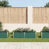 vidaXL Garden Raised Bed Galvanised Steel 160x40x45 cm Green