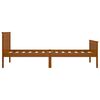 vidaXL Bed Frame without Mattress Honey Brown Solid Wood Pine 90x200 cm
