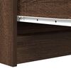 vidaXL Sideboard Brown Oak 100x35x76 cm Engineered Wood