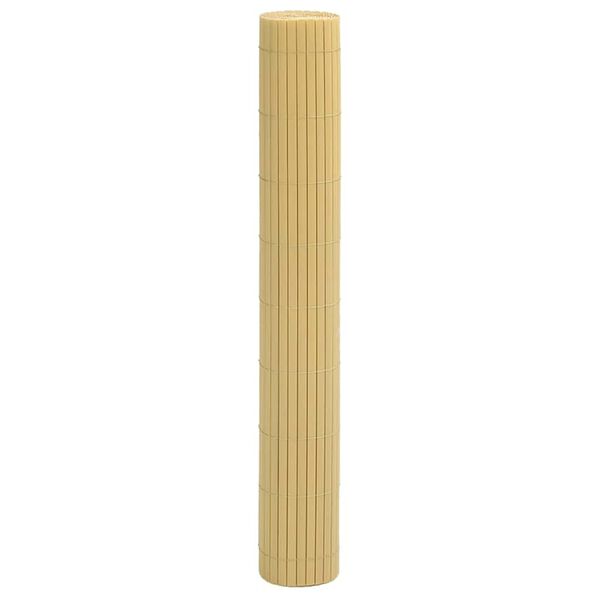 vidaXL Garden Fence Double-Sided Yellow 1.8x3 m PVC
