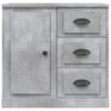 vidaXL Sideboards 2 pcs Concrete Grey Engineered Wood