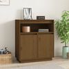 vidaXL Sideboard Honey Brown 70x34x80 cm Solid Wood Pine