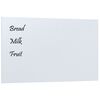 vidaXL Wall-mounted Magnetic Board White 100x60 cm&nbsp;Tempered Glass