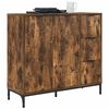 vidaXL Sideboard Smoked Oak 89.5 x 33 x 82 cm Engineered Wood