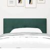 vidaXL LED Headboard with LED Strip Lights Green 100 cm Polyester