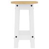 vidaXL 3 Piece Bar Set White Solid Wood Pine