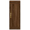 vidaXL Wall Mounted Cabinet Brown Oak 34.5x34x90 cm Engineered Wood
