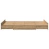 vidaXL Storage Bed Frame Artisan Oak 120 x 200 cm Engineered Wood